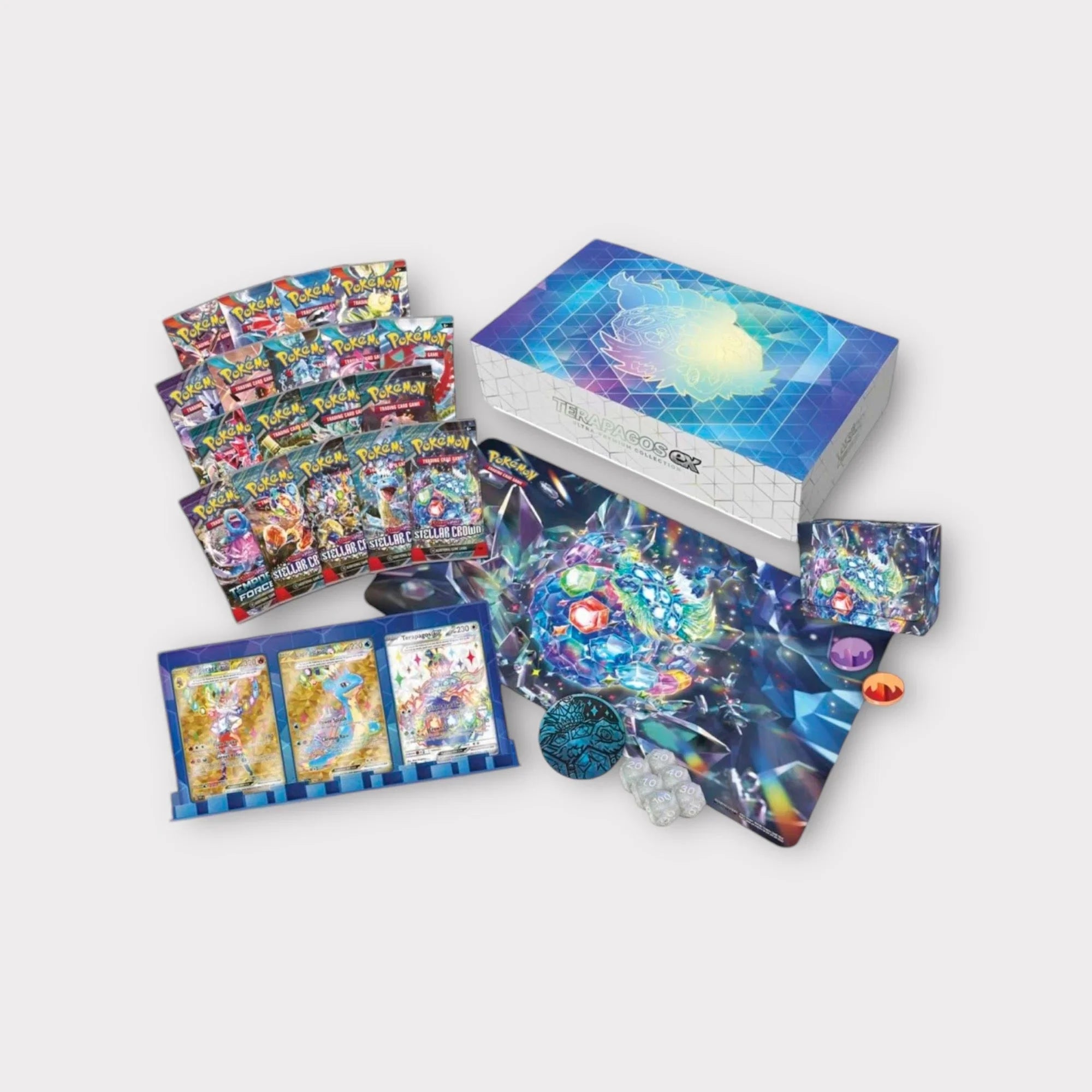 Card Pokémon Collezione Ultra Premium Terapagos EX