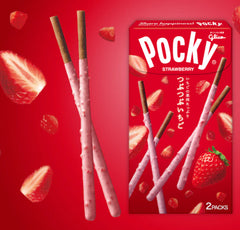 Biscuit Sticks Glico Pocky Grain Strawberry Flavor