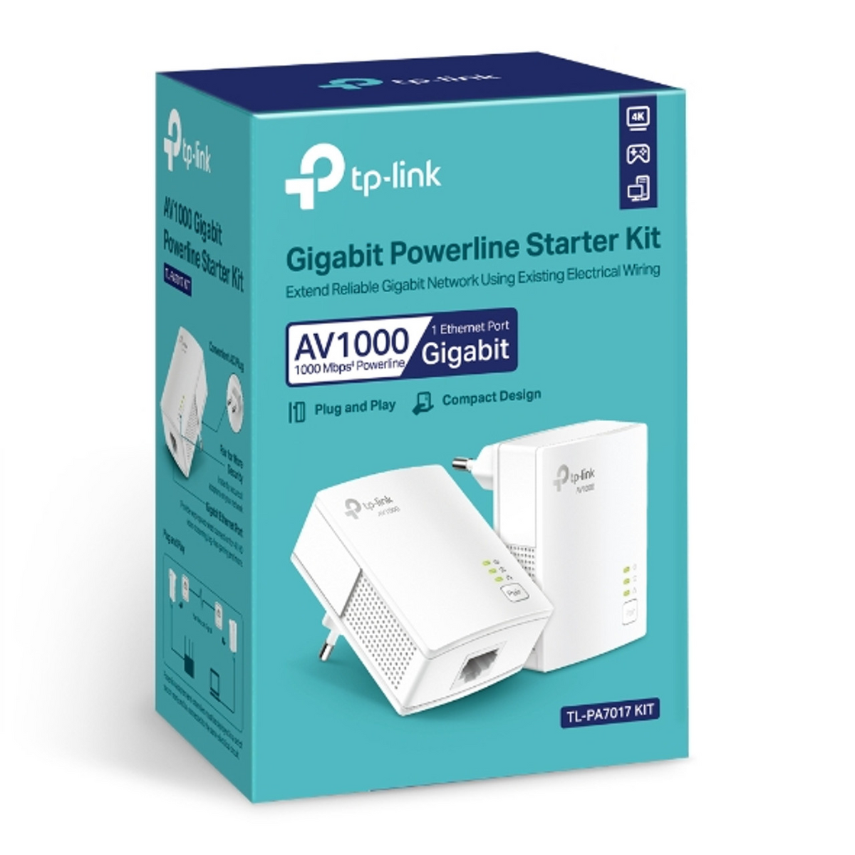 Adapter Powerline TP-Link AV1000 Gigabit