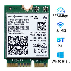 Adapter PCIe Intel AX211 WiFi 6E - Albagame