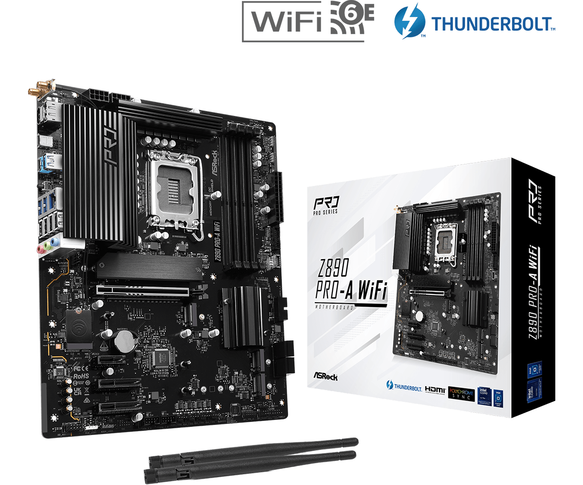 Motherboard ASRock Z890 Pro-A WiFi - Albagame