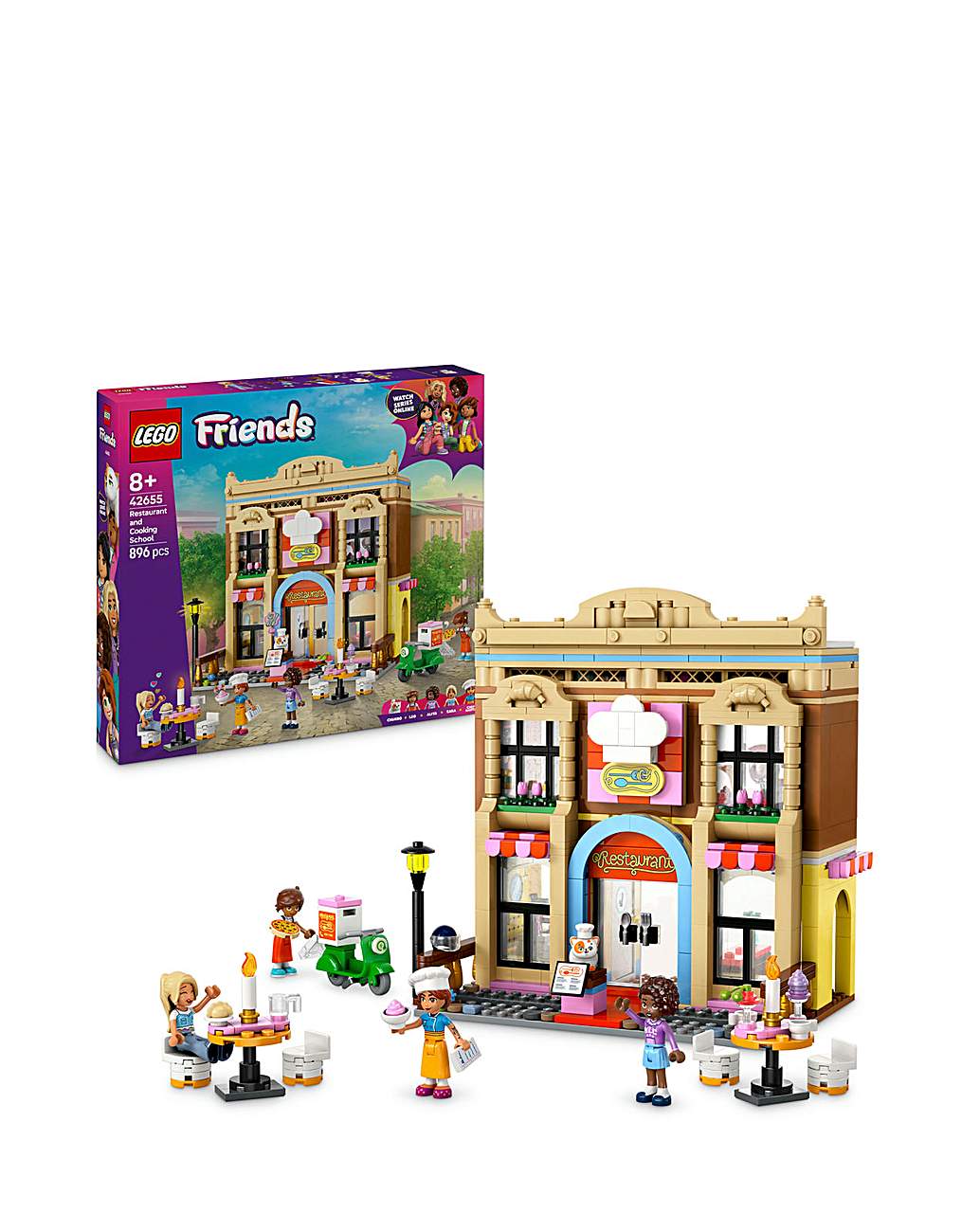 Lego Friends Restaurant and Cooking School 42655