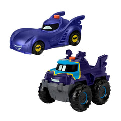 Vehicle Fisher Price Batwheels Batmobile & Bat-Truck Light Up Racer - Albagame