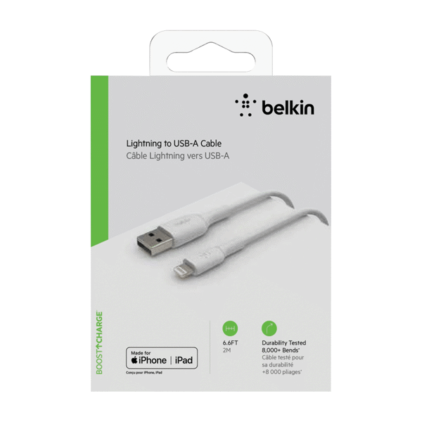 Cable USB-A to Lightning  Belkin BoostCharge up to 18W