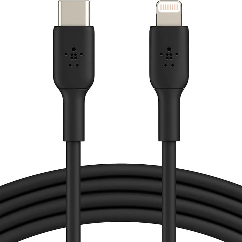 Cable USB-C to Lightning Belkin BoostCharge Black