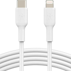 Cable USB-C to Lightning Belkin BoostCharge White