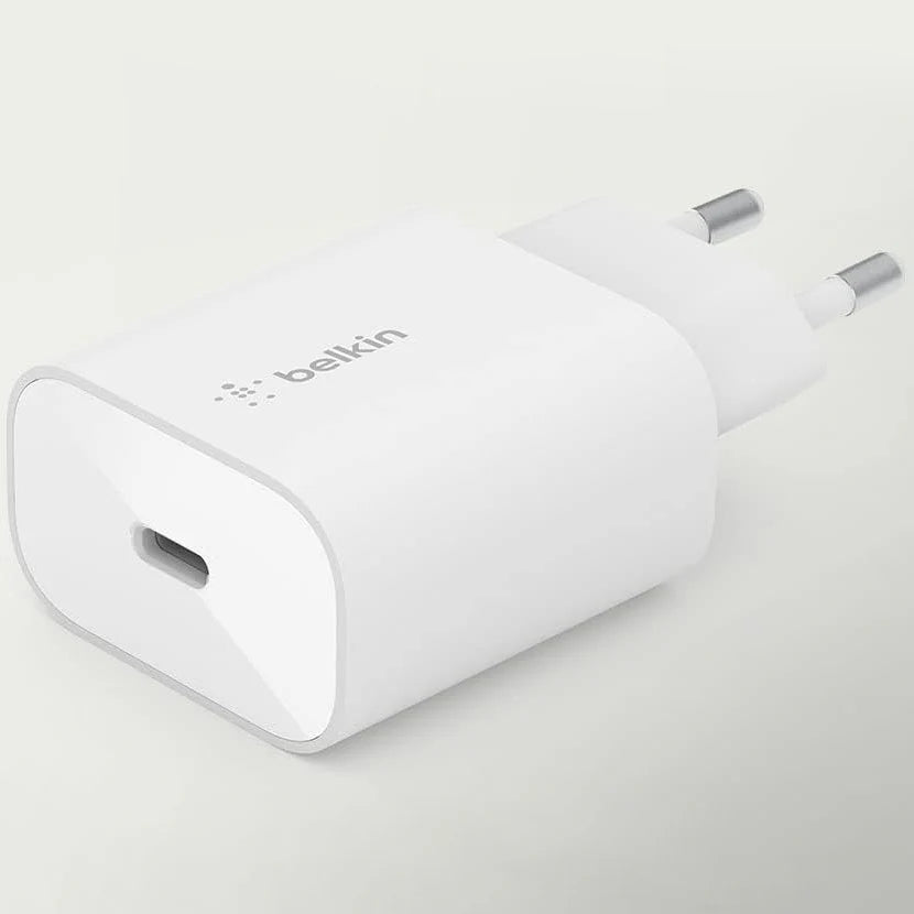 Charger Belkin BoostCharger , 1x USB-C Up to 25W 1x USB-C to USB-C White