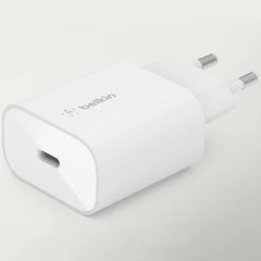 Charger Belkin BoostCharger , 1x USB-C Up to 25W 1x USB-C to USB-C White