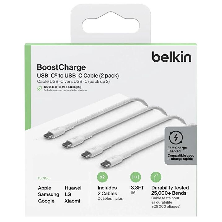 Cable USB-C to USB-C  Belkin BoostCharge up to 60W