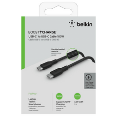 Cable USB-C to USB-C  Belkin , up to 100 Watt