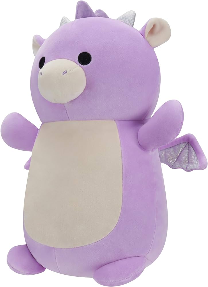 Plush Squishmallows Hugmees Dina The Purple Dragon 35cm - Albagame