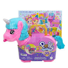 Playset Polly Pocket 35th Celebration Unicorn Party - Albagame