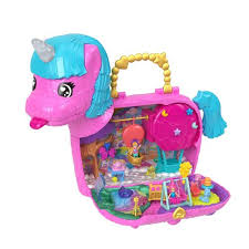 Playset Polly Pocket 35th Celebration Unicorn Party - Albagame