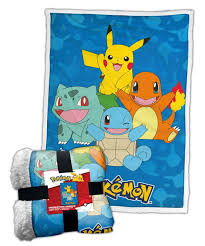 Blanket Pokémon Happy Crew