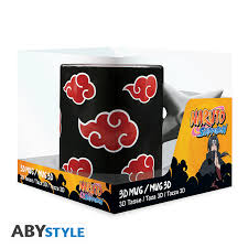 Mug 3D Naruto Shippuden Shuriken & Akatsuki