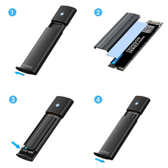 Case USB-C to M.2 NVMe SSD Enclosure  Orico