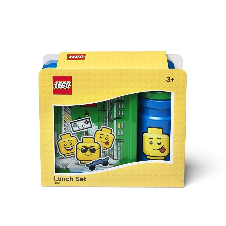 Lunch Set Lego Classic Blue Iconic Boy - Albagame