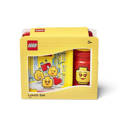 Lunch Set Lego Classic Red Iconic Girl - Albagame