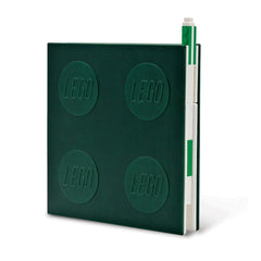 Locking Agenda Lego With Gel Pen - Green - Albagame