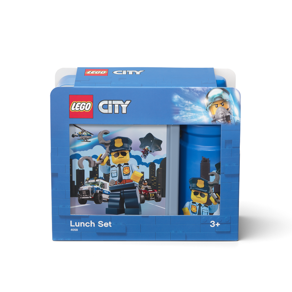 Lunch Set Lego City Police Blue - Albagame