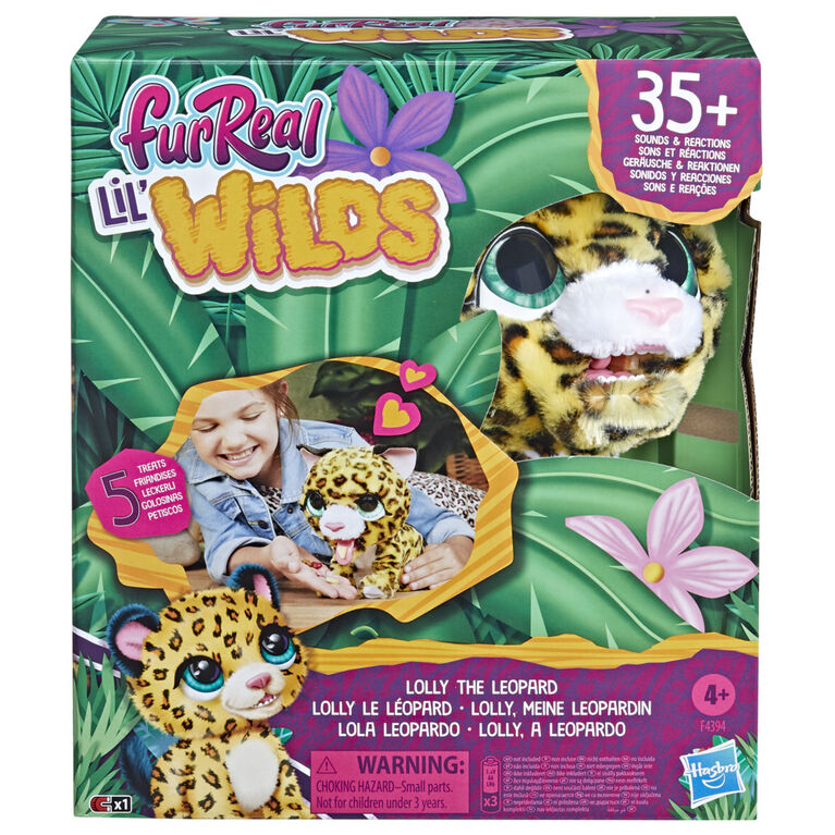 Plush FurReal Lil Wilds Lolly The Leopard