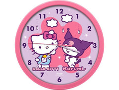 Wall Clock Hello Kitty & Kuromi