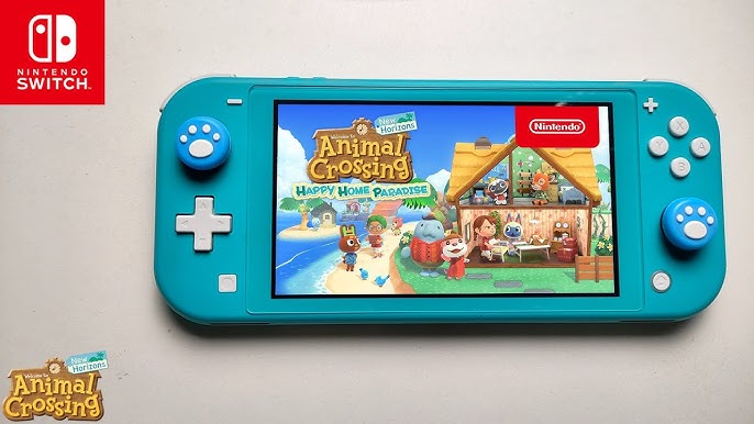 Console Nintendo Switch Lite Animal Crossing Turquoise + 12 Months Membership - Albagame