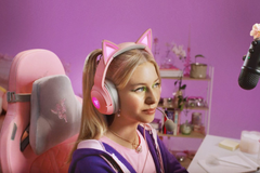 Headset Razer KRAKEN KITTY V2  Bluetooth  Quartz (Pink)