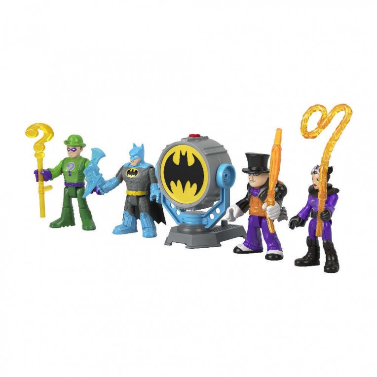 Figure Imaginext DC Super Friend Bat-Tech Bat-Signal - Albagame