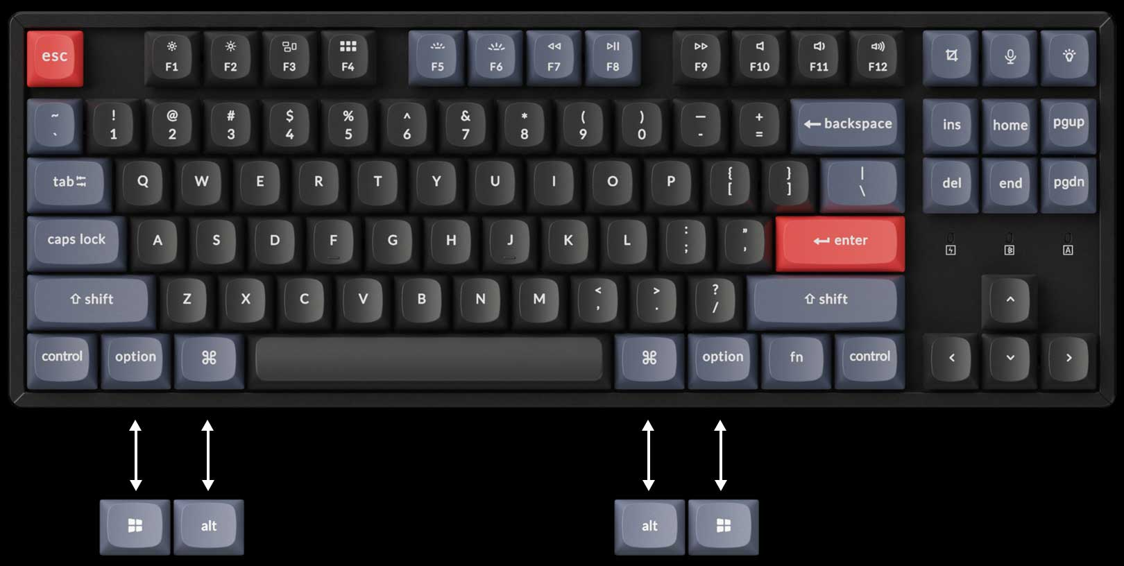 Keyboard Keychron K8 Pro  K8P-J2