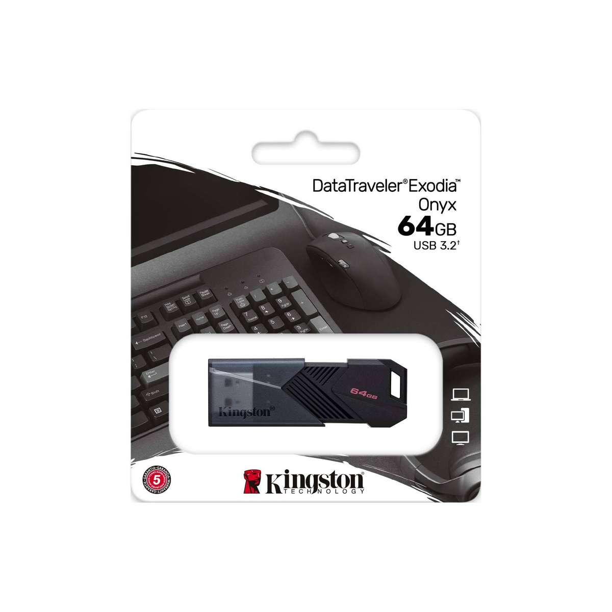 USB-A 64GB Kingston DataTraveler Onyx - Albagame