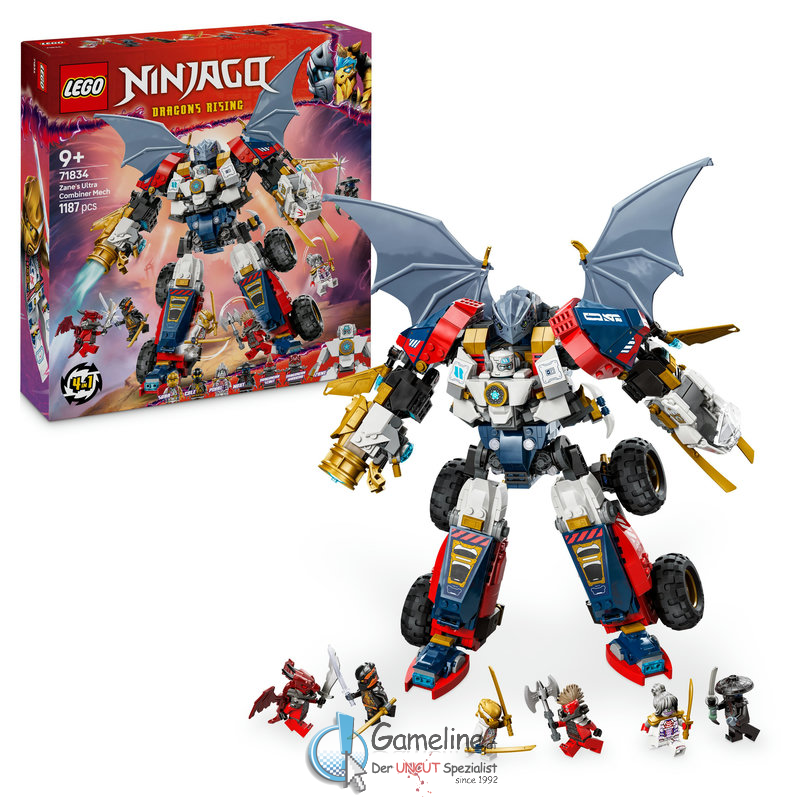 Lego Ninjago Zane's Ultra Combiner Mech 71834