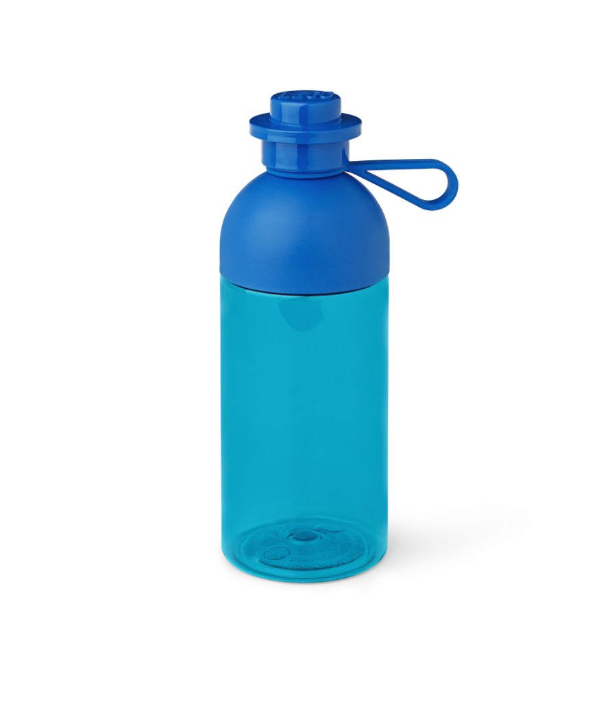 Hydration Bottle Lego Transparent - Blue 0.5L - Albagame