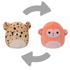 Plush Squishmallows Flip-A-Mallow Lexie the Cheetah/Elton the Monkey - Albagame