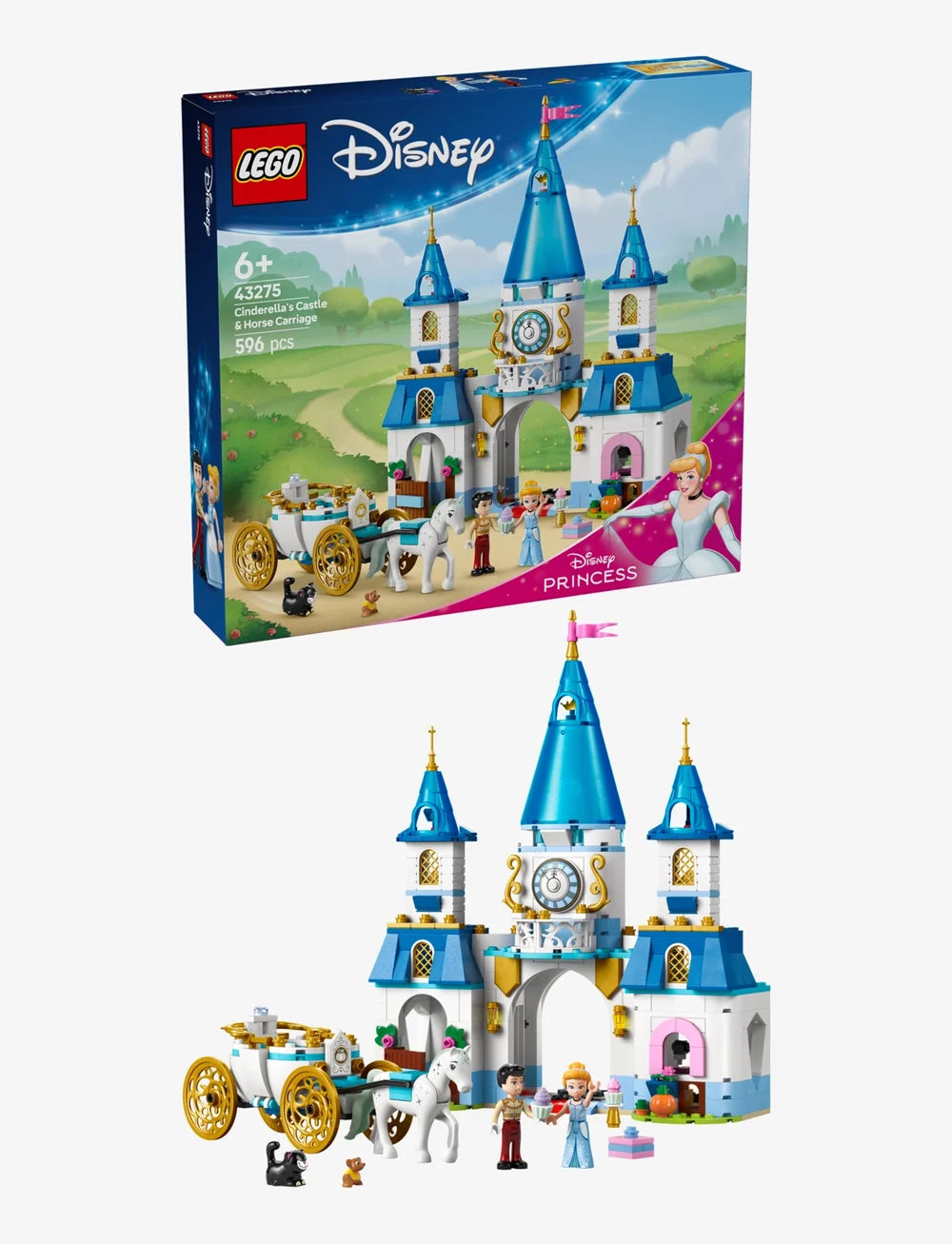 Lego Disney Cinderella's Castle and Horse Carriage 43275