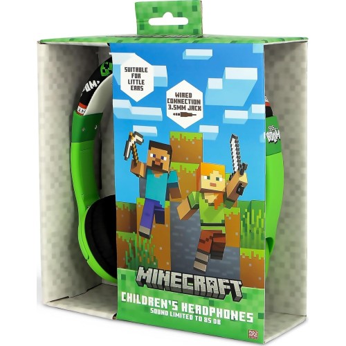 Headphone OTL - Minecraft Creeper Children's Headphones - Albagame