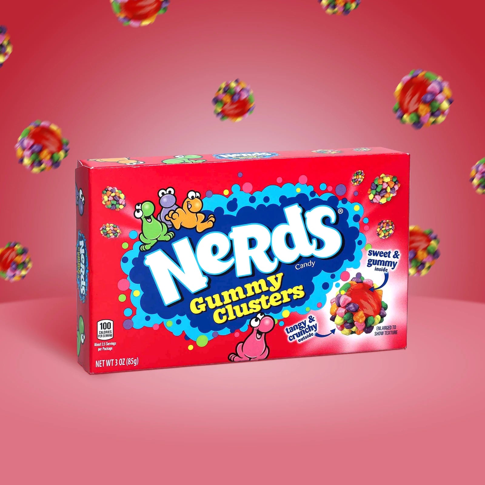 Candy Nerds Gummy Clusters 142Gr