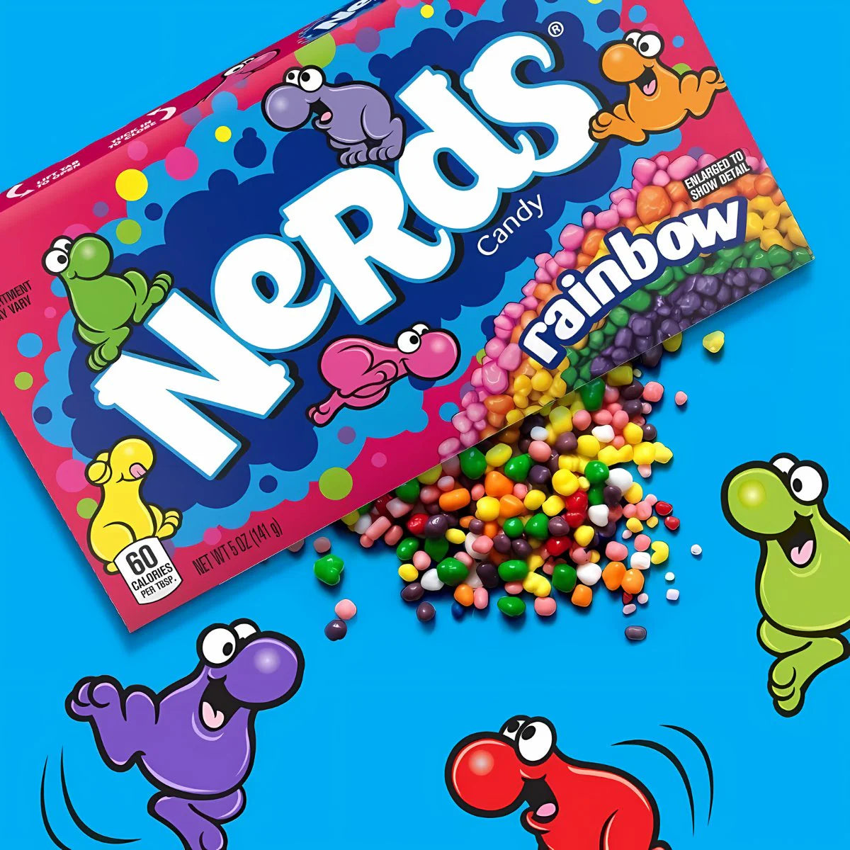 Candy Nerds Fruit Videobox 142Gr