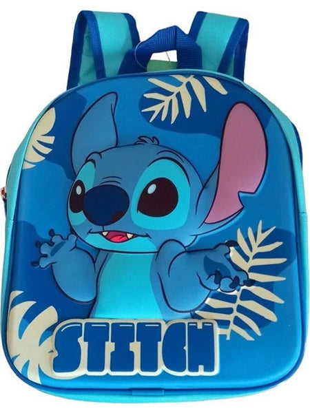 Gift Set Backpack Disney Stitch Blue 3 in 1