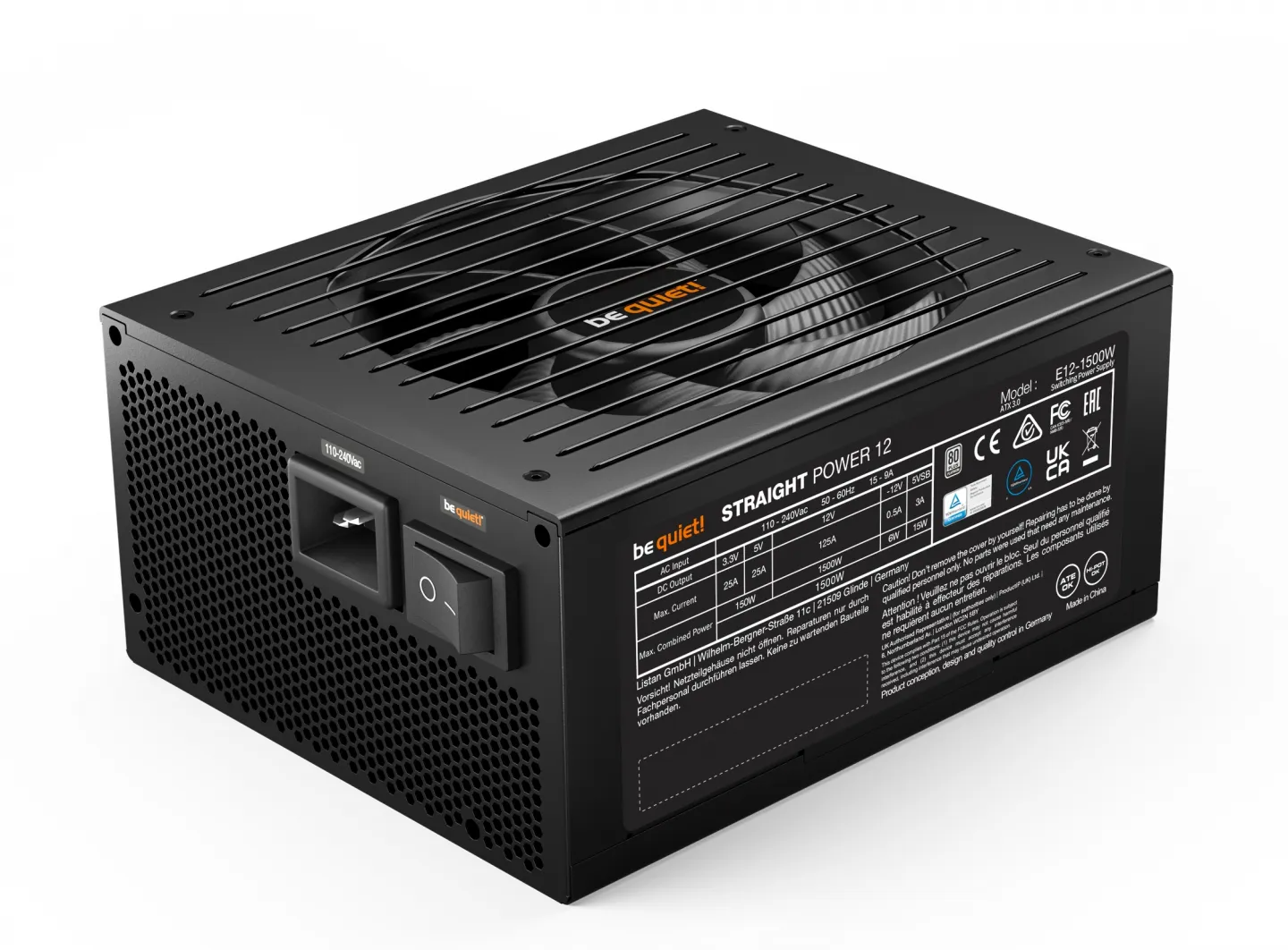 PSU 1500W be quiet! Straight Power 12 - Albagame