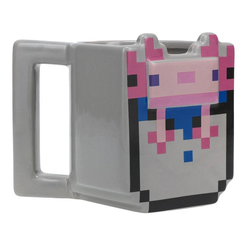 Shaped Mug Minecraft Bucket Of Axolotl