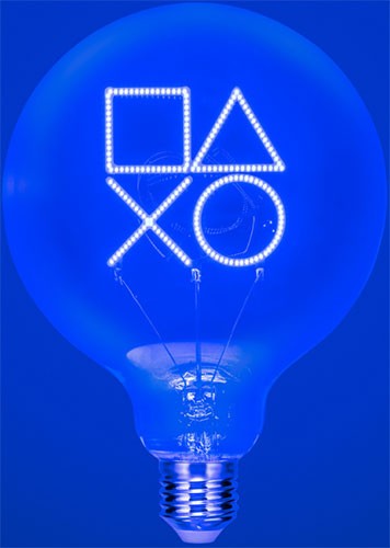 LED Light Neon Bulb Playstation Logo