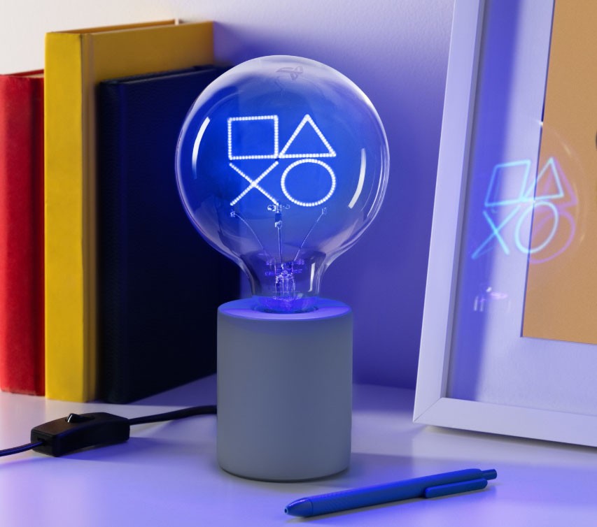 Light Neon Bulb Playstation Logo