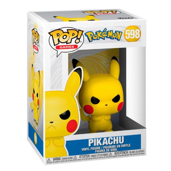 Figure Funko Pop! Games 598: Pokemon Pikachu Grumpy