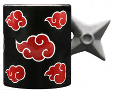 Mug 3D Naruto Shippuden Shuriken & Akatsuki