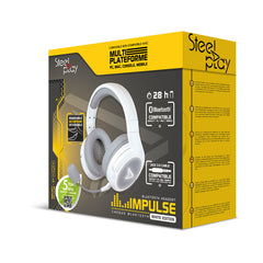 Headset Gaming Steelplay Wired Impulse White (Multi) - Albagame