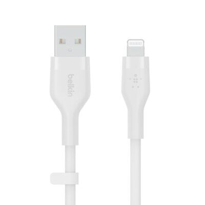 Cable USB-A to Lightning Belkin BoostCharge Flex White 2m