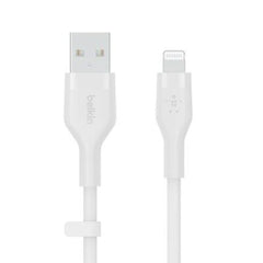 Cable USB-A to Lightning Belkin BoostCharge Flex White 2m