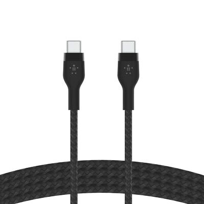 Cable USB-C to USB-C Belkin BoostCharge PRO Flex Up to 60W Braided Black