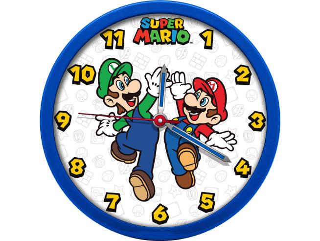 Wall Clock Super Mario Mario & Luigi